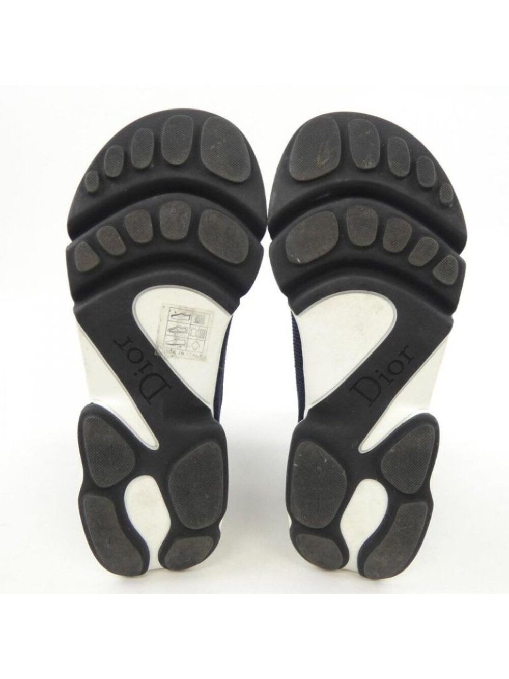 Christian Dior Fusion Size 37 Navy Sneakers - Picture 4 of 6